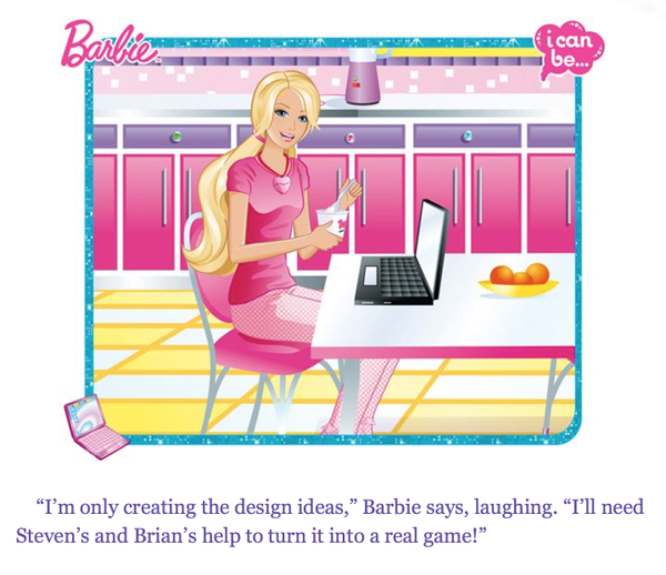 computer programmer barbie